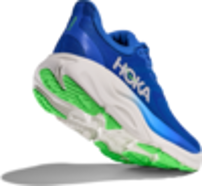 Hoka Arahi 8 - Men's Shoe - Colbolt Blue / Neon Green-3