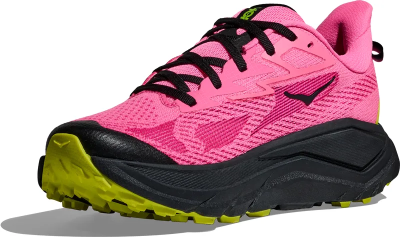 Hoka Challenger 8 - Women's Shoe - Neon Rose/Black-1