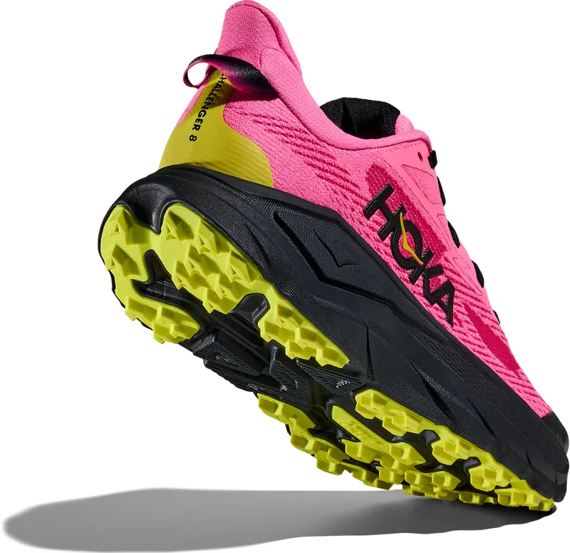 Hoka Challenger 8 - Women's Shoe - Neon Rose/Black-4