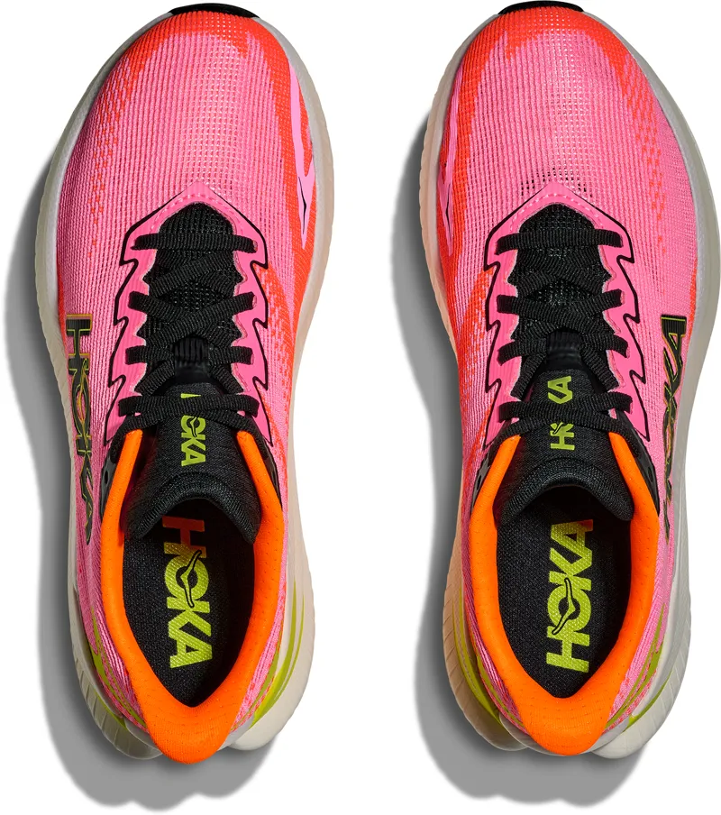 Hoka Mach X 3 - Women's Shoe - Neon Rose/Neon Tangerine-5
