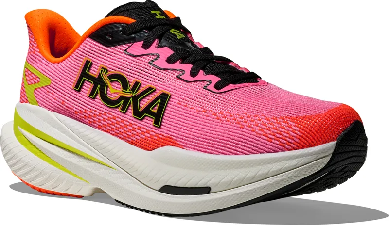Hoka Mach X 3 - Women's Shoe - Neon Rose/Neon Tangerine-1