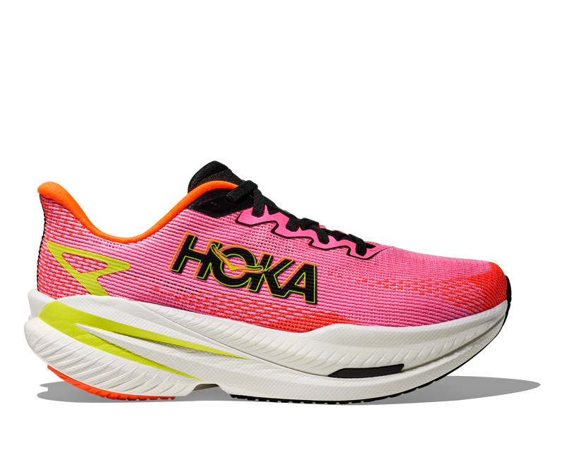 Hoka Mach X 3 - Women's Shoe - Neon Rose/Neon Tangerine