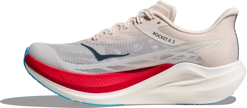 Hoka Rocket X 3 - Unisex Shoe - Alabaster/Frost-1