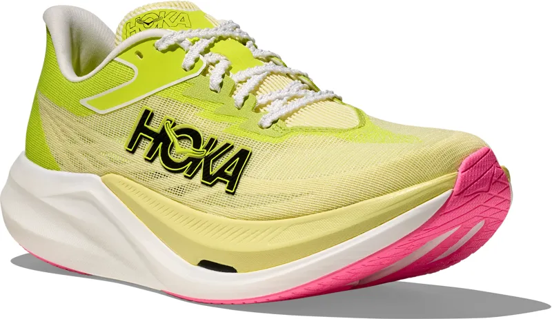 Hoka Rocket X 3 - Unisex Shoe - Sunlight/Neon Hoka Citrus -3