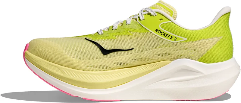 Hoka Rocket X 3 - Unisex Shoe - Sunlight/Neon Hoka Citrus -2