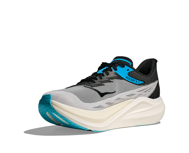 Hoka Rocket X 3 - Unisex Shoe - White/Black-1