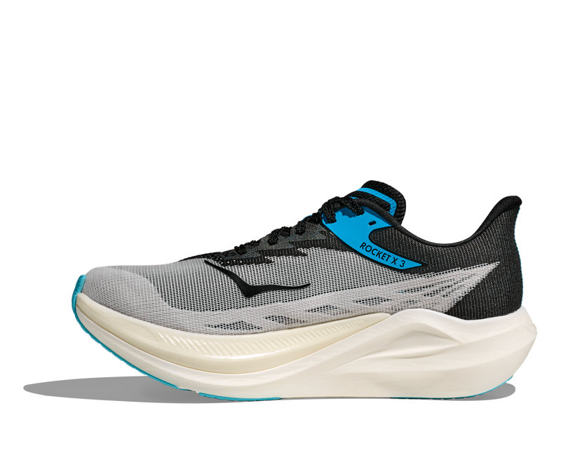 Hoka Rocket X 3 - Unisex Shoe - White/Black-2