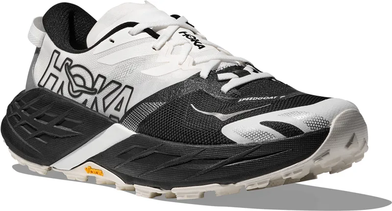 Hoka Speedgoat 7 - Men's Shoe - Black/White-1