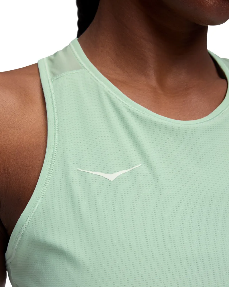 Hoka womens airolite run tank 2.0 - Jade-4