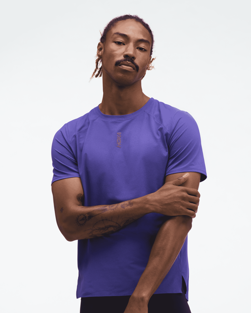 Men's Everyrun Short Sleeve - Purple