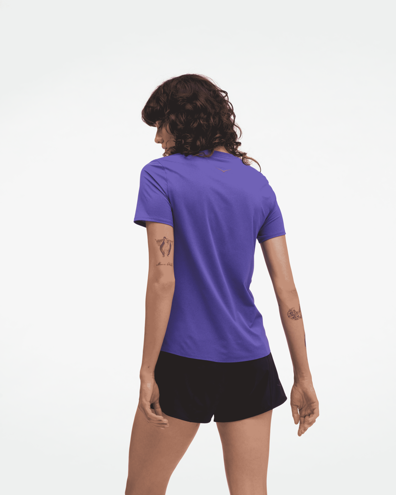 Women's Everyrun Short Sleeve - Purple-1