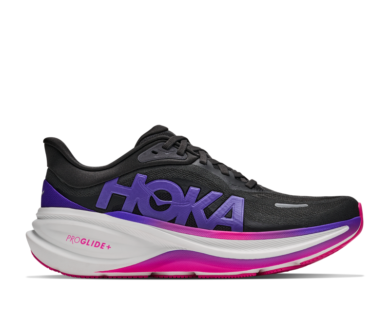 Hoka Clifton Pro - Women's Shoes - Carbon Black / Cosmic Purple