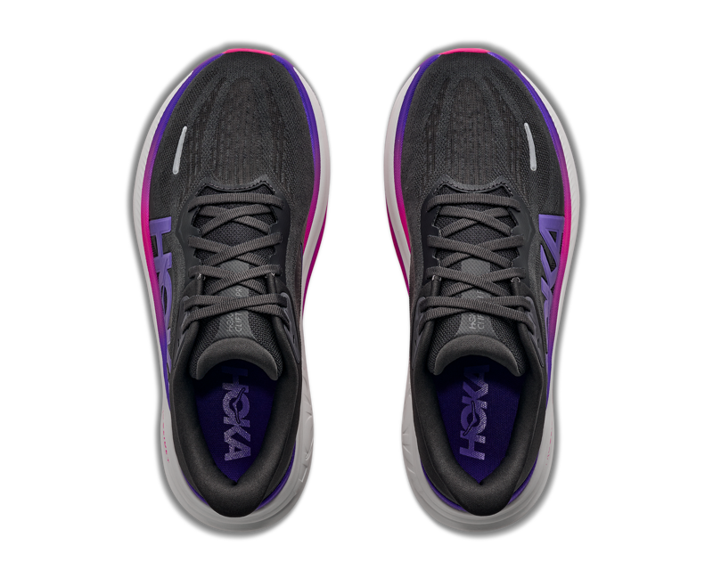 Hoka Clifton Pro - Women's Shoes - Carbon Black / Cosmic Purple-5