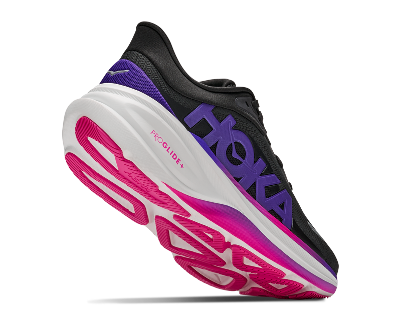 Hoka Clifton Pro - Women's Shoes - Carbon Black / Cosmic Purple-4