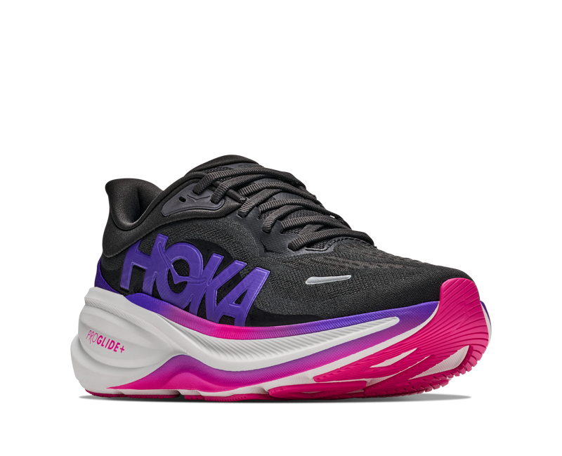 Hoka Clifton Pro - Women's Shoes - Carbon Black / Cosmic Purple-1