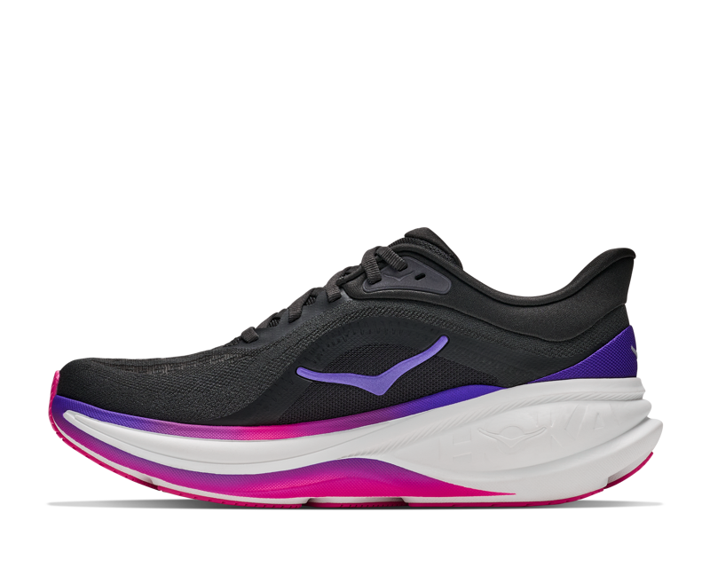 Hoka Clifton Pro - Women's Shoes - Carbon Black / Cosmic Purple-2