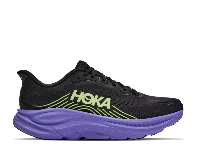 Hoka Clifton 11 - Men's Shoe's - Black / Neon Nebula
