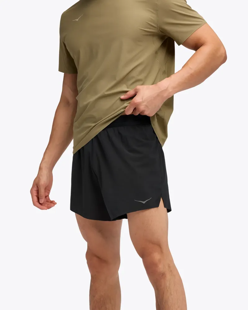 Hoka men's glide 5 short with brief