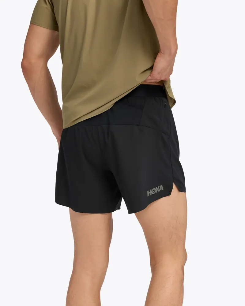 Hoka men's glide 5 short with brief-1