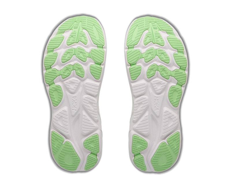 Hoka Clifton 11 Wide - Women's Shoe's - Frost / Neon Yuzu-7