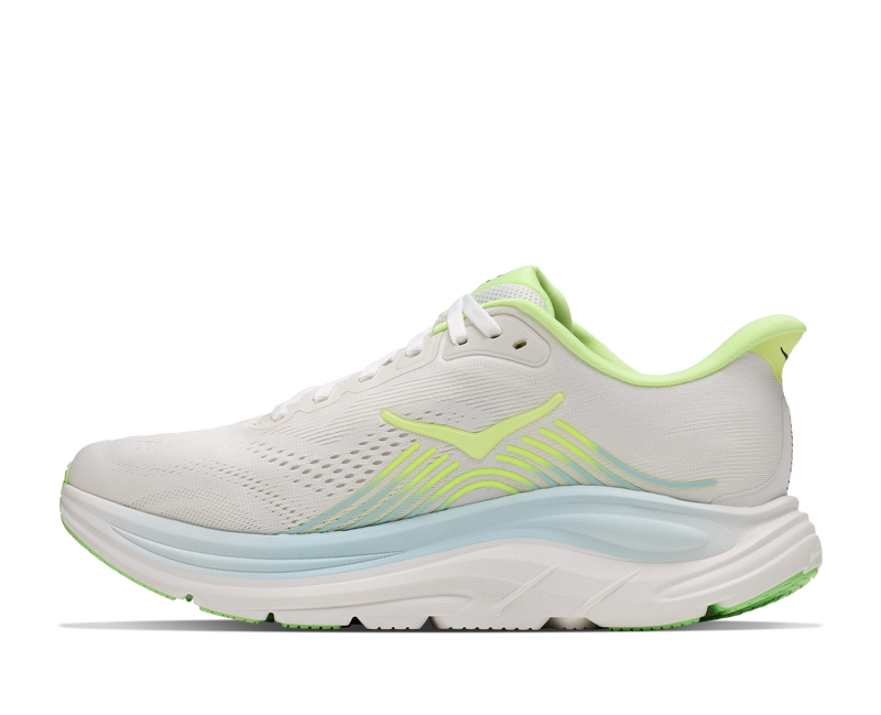 Hoka Clifton 11 Wide - Women's Shoe's - Frost / Neon Yuzu-1