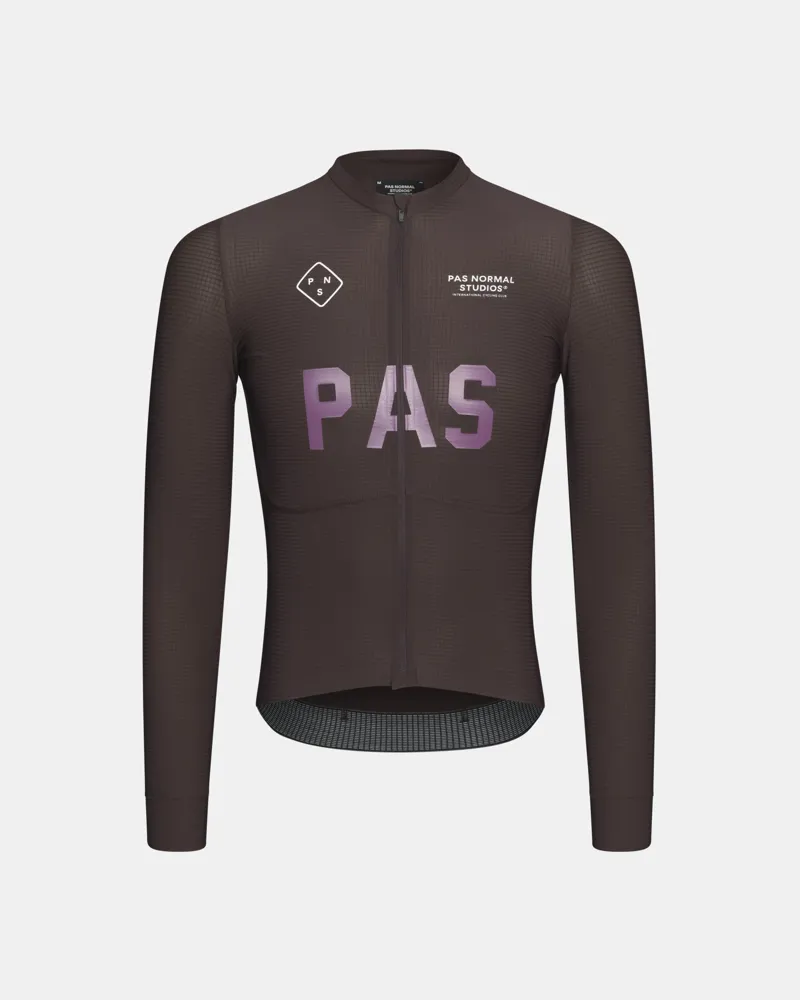 Pas Normal Studios Men's PAS Mechanism Pro Long Sleeve Jersey  Dark Red