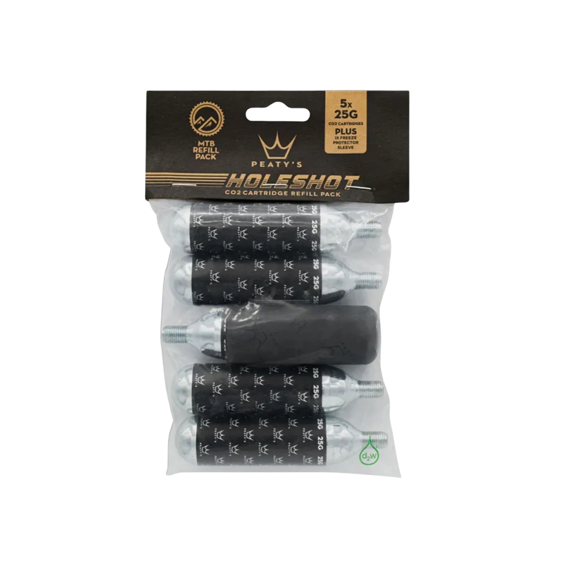 Peaty's Holeshot CO2 Cartridge Refill Pack - MTB  25g
