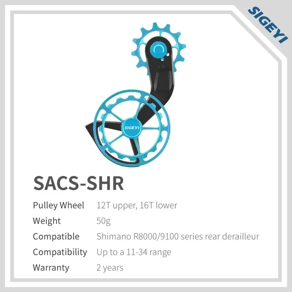 Js Cycles Sigeyi SACS Oversized Pulley Wheel Black | Free delivery over £50 & Cycle Scheme available.