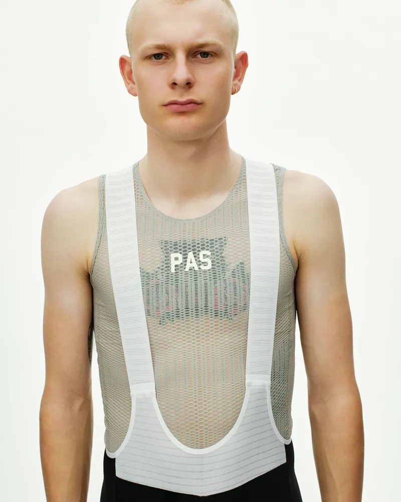 Pas Normal Studios PAS Mechanism Pro Sleeveless Baselayer - Light Grey-2