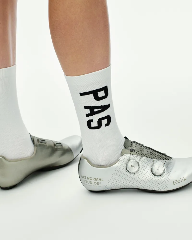 Pas Normal Studios PAS Race Socks - White-2
