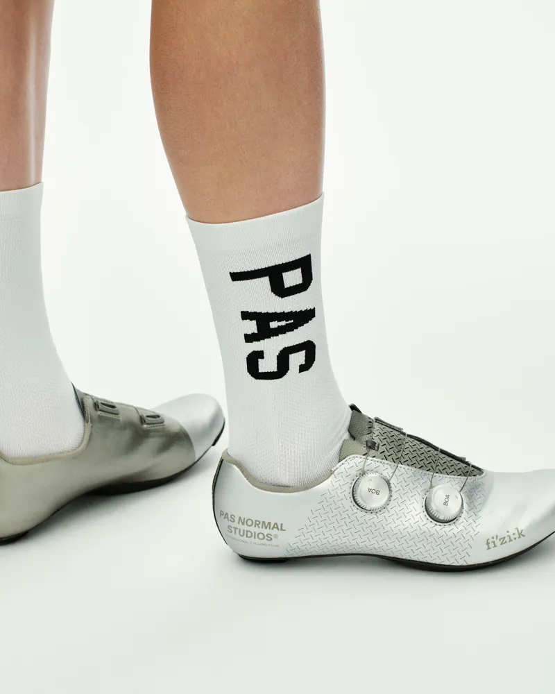 Pas Normal Studios PAS Race Socks - White-5