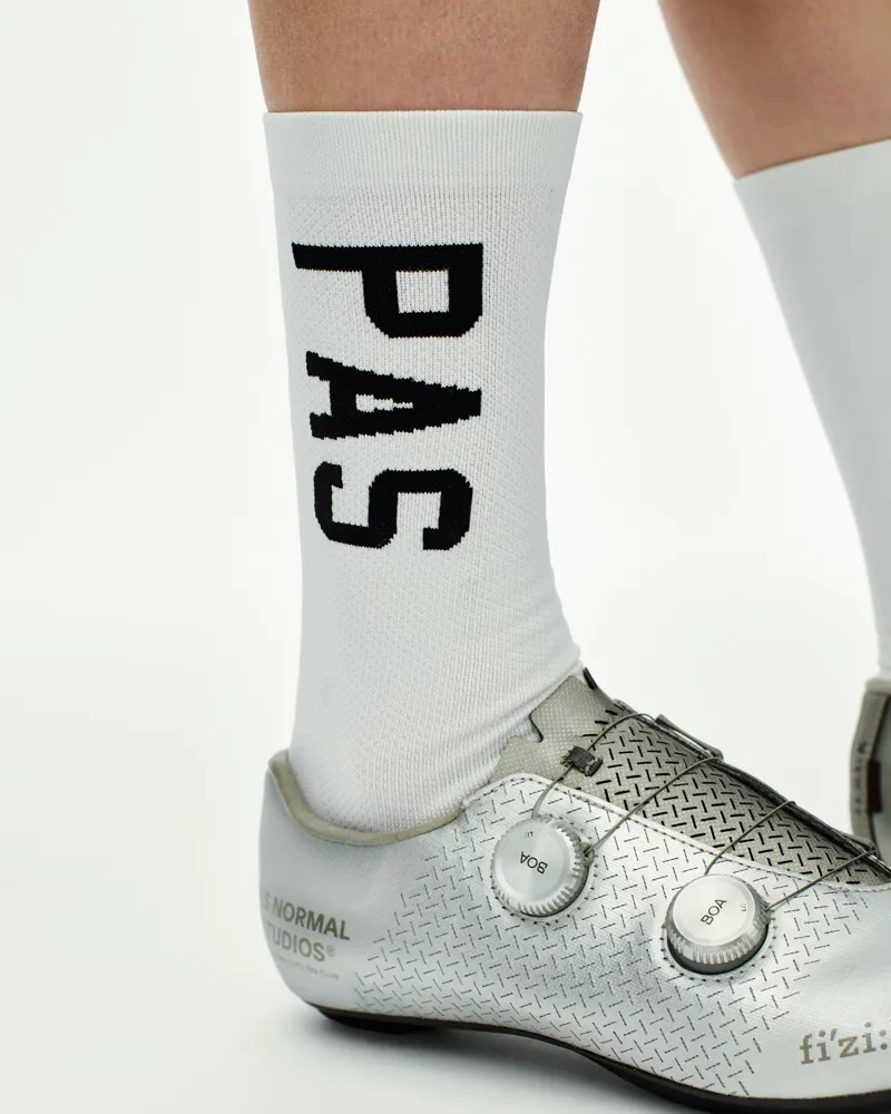 Pas Normal Studios PAS Race Socks - White-4