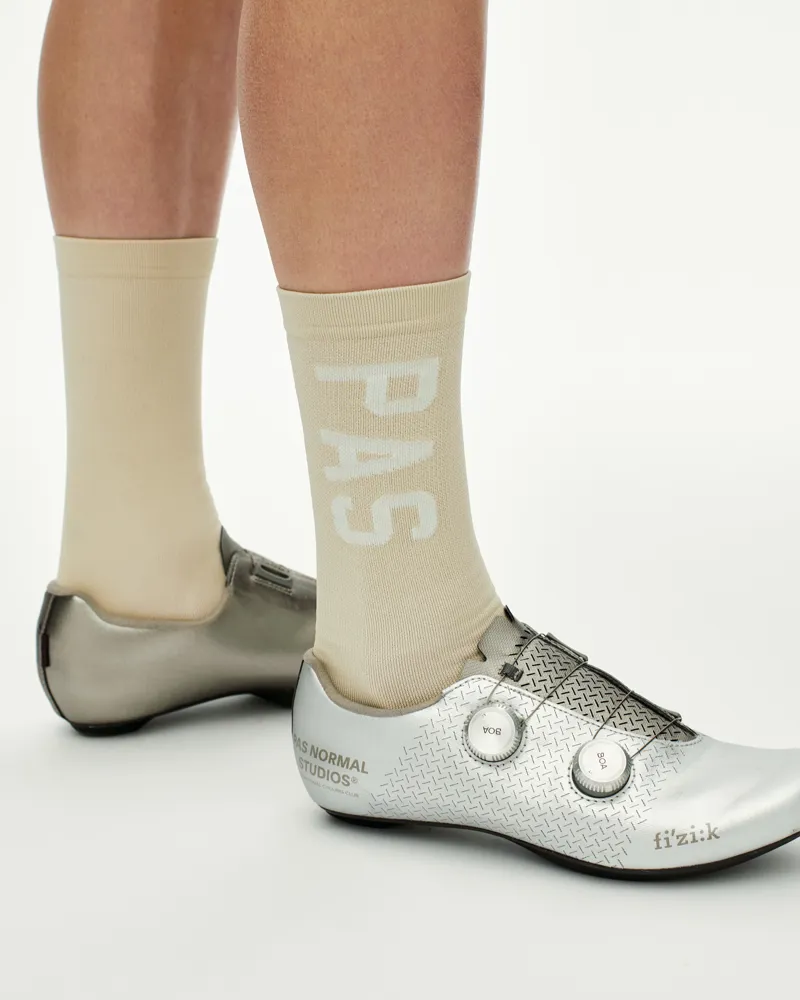 Pas Normal Studios PAS Race Socks - Cream-6