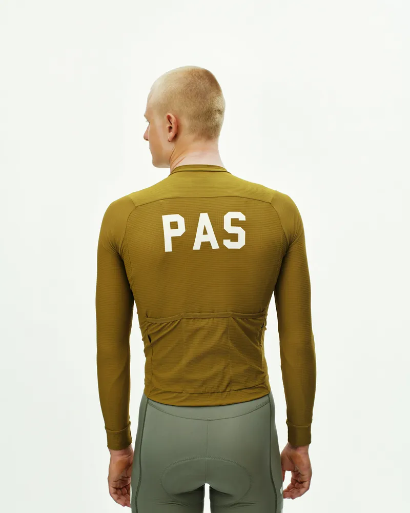 Pas Normal Studios PAS Mechanism Pro Long Sleeve Jersey - Khaki Green-10