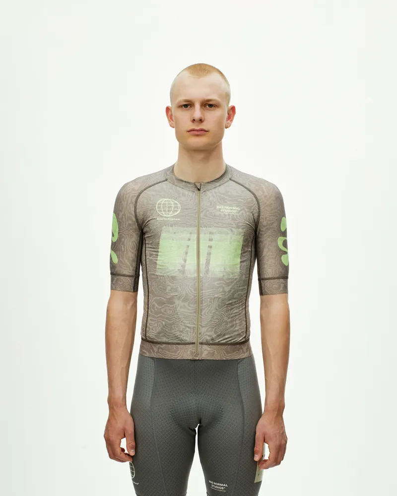 Pas Normal Studios Mechanism Logo jersey - AOP RTN Earth-2
