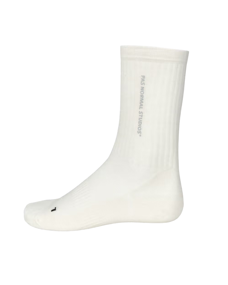 Pas Normal Studios Off-Race Socks - Off White