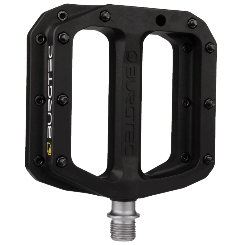 Burgtec MK4 Composite 9/16-inch Flat Pedals in Black