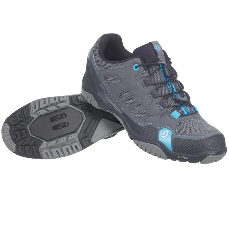 SCOTT Shoe Sport Crus-R Lady GREY/neon blue 
