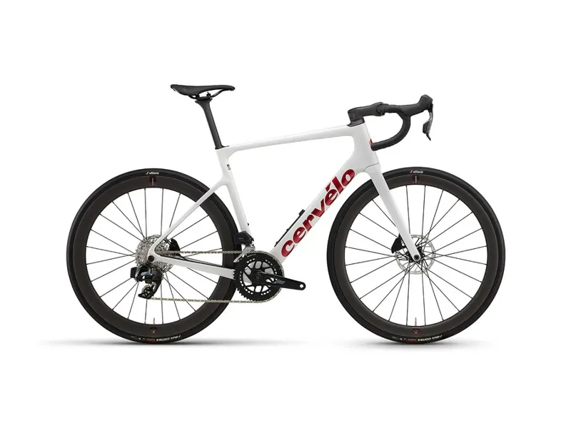 Cervélo Caledonia-5 SRAM Rival AXS Road Bike - Emerald / Cream-1
