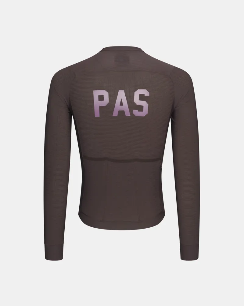 Pas Normal Studios Men's PAS Mechanism Pro Long Sleeve Jersey  Dark Red-1