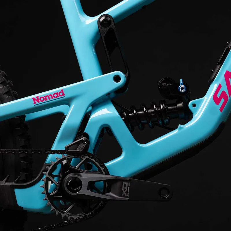 2027 Santa Cruz Nomad 7 Carbon CC - XO AXS RSV Coil - Gloss Metallic Earth-3