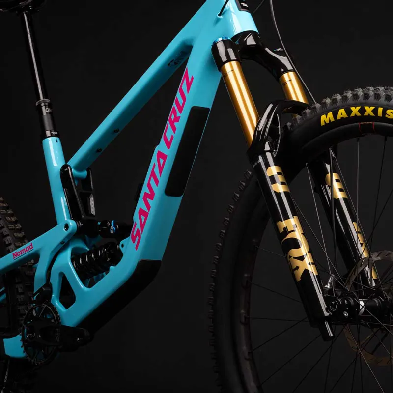2027 Santa Cruz Nomad 7 Carbon CC - XO AXS RSV Coil - Gloss Metallic Earth-1
