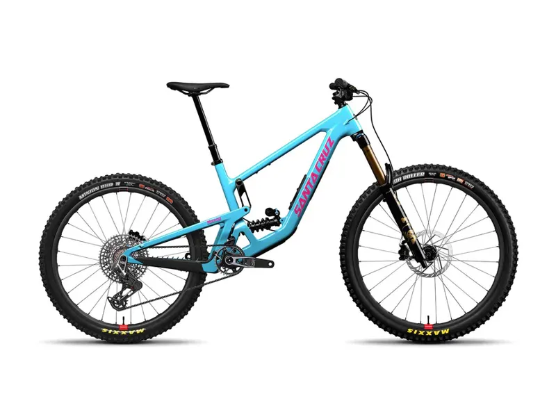 2027 Santa Cruz Nomad 7 Carbon CC - XO AXS RSV Coil - Gloss Aqua Magenta