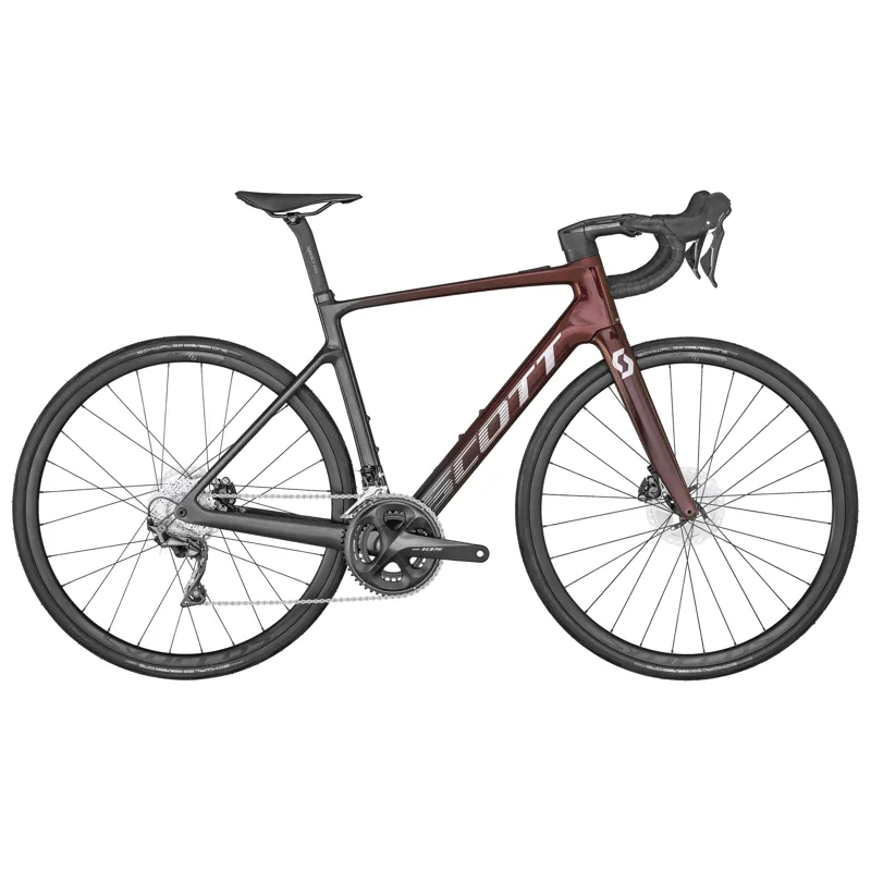 Scott Addict eRIDE 30 Electric Road Bike in Red