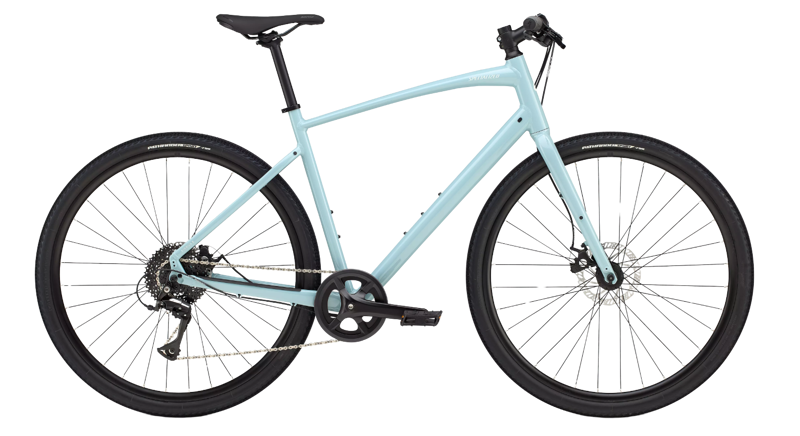 Specialized Sirrus X 1.0 Hybrid Bike In Sea Foam/Dune White