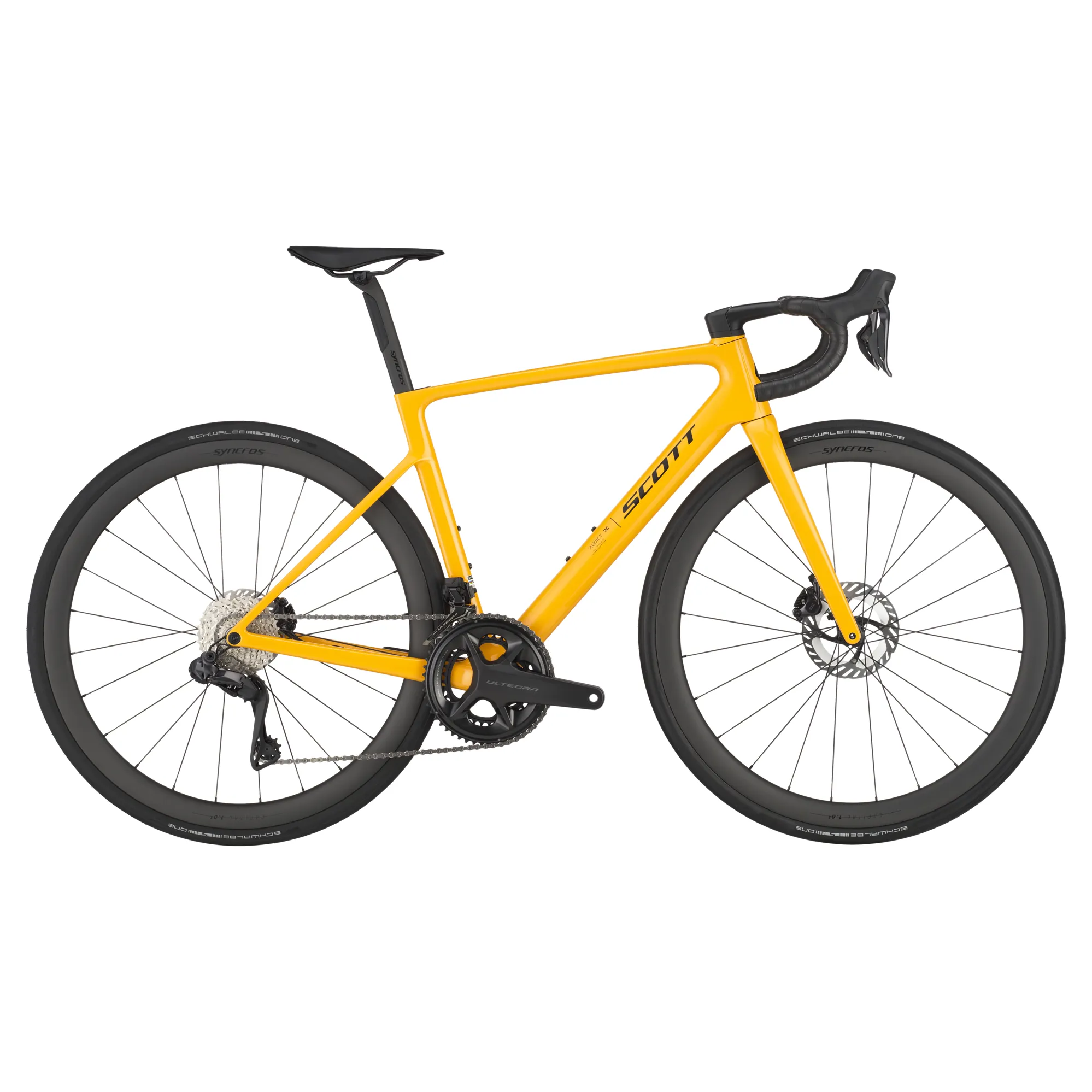 Scott Addict RC 10 Road Bike Ultegra Di2 bahama yellow