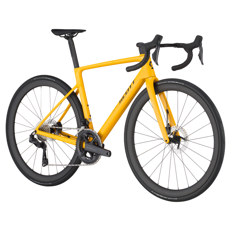 Scott Addict RC 10 Road Bike Ultegra Di2 bahama yellow-1