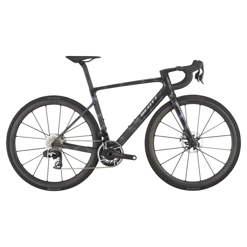 2025 Scott Addict RC Ultimate Road Bike sunbeam black