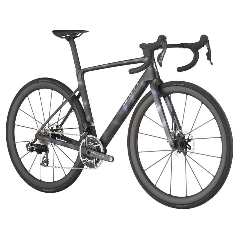 2025 Scott Addict RC Ultimate Road Bike sunbeam black-1