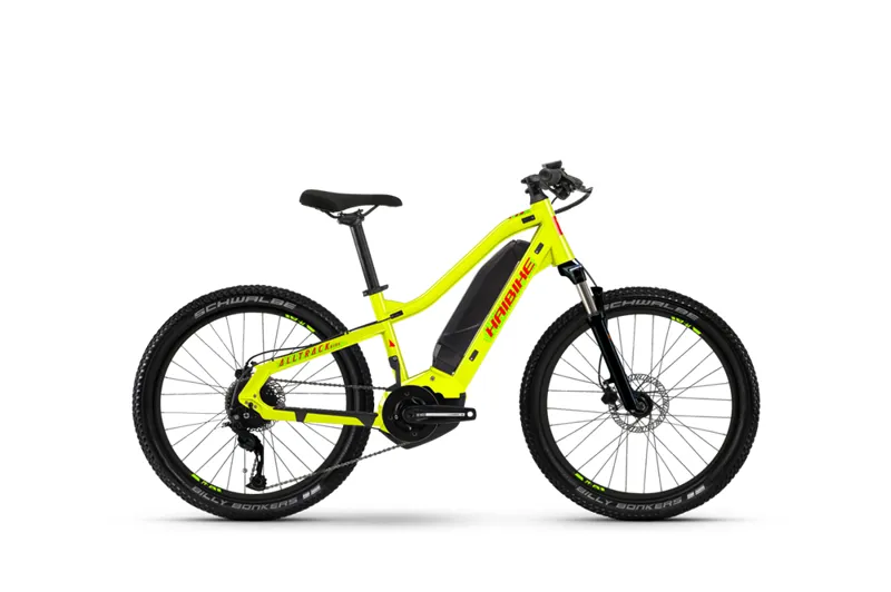 Haibike Alltrack Kids electric mountain bike Green 34